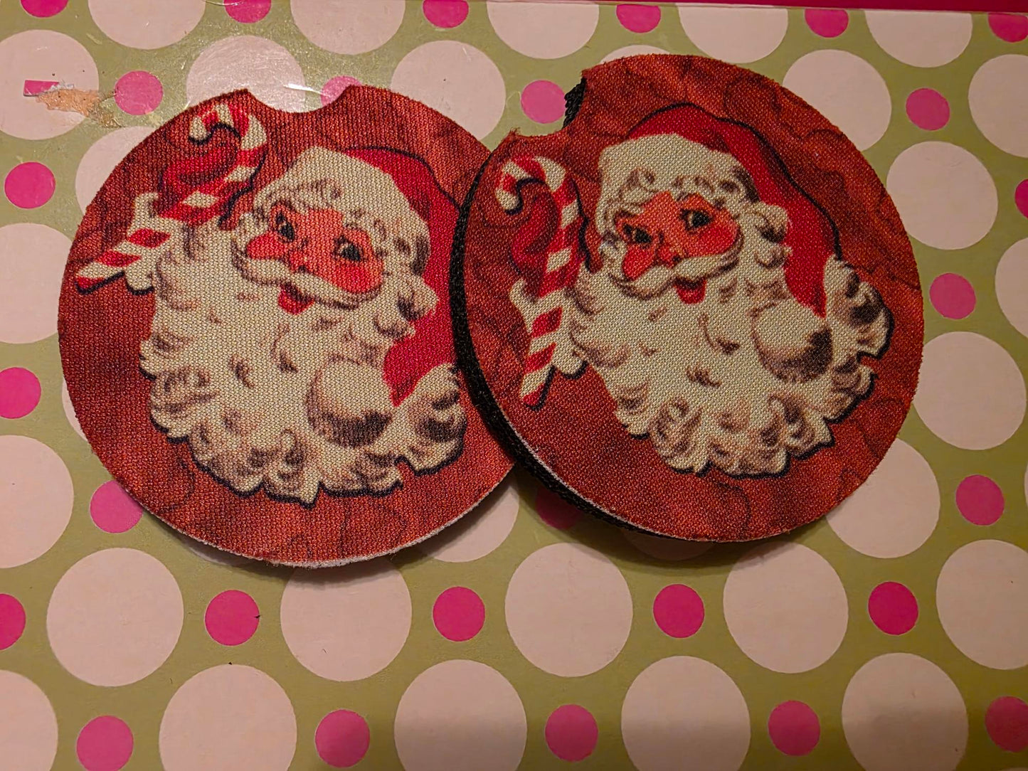 Coasters round soft sublimated for the car